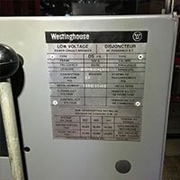 Westinghouse Unit Information